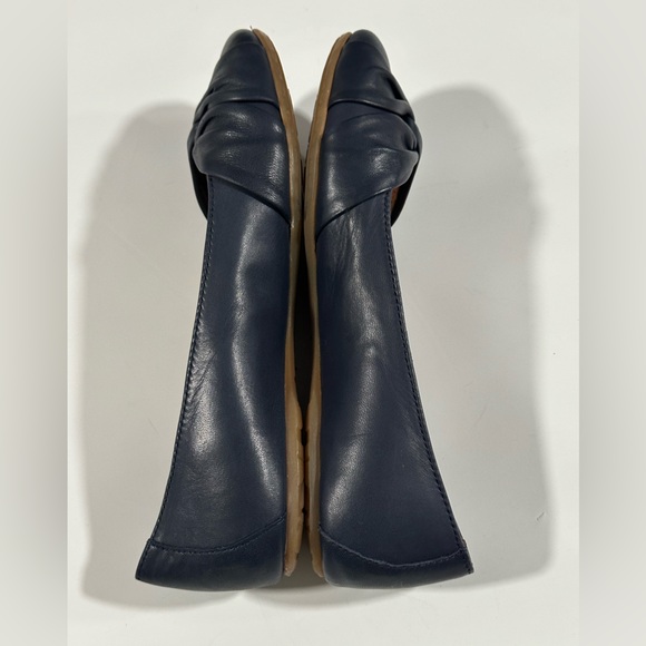 Born Lilly Navy Leather Ballet Flats Size 9.5 M - Picture 6 of 9